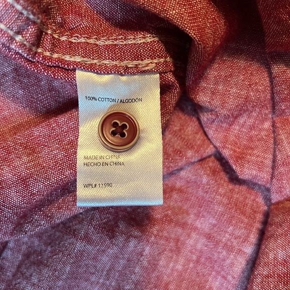Weatherproof Vintage short sleeve button up - Picture 4 of 4